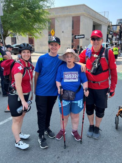 A group of participants after the ride