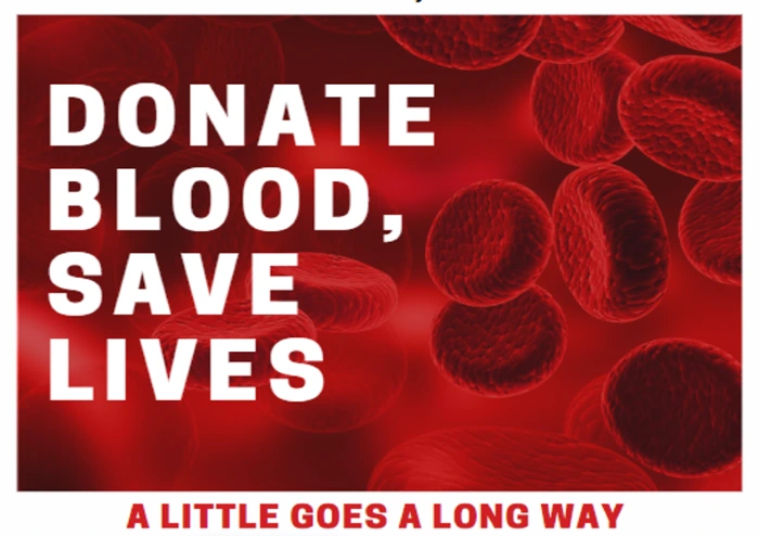 Donate blood, save lives - a little goes a long way