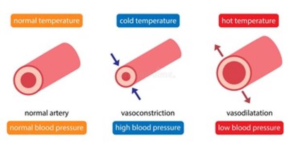 A cold pack applied to a knee
