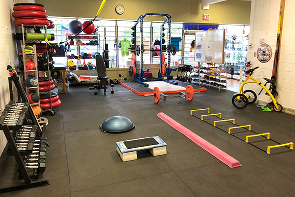 The land training floor at LiquidGym
