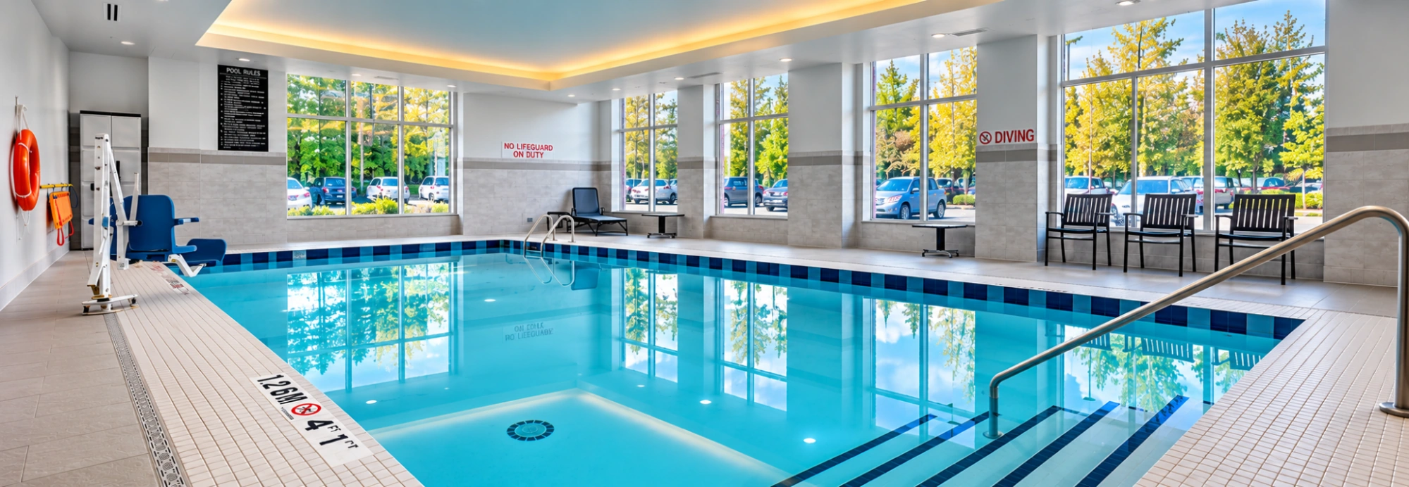 The therapy pool at LiquidGym