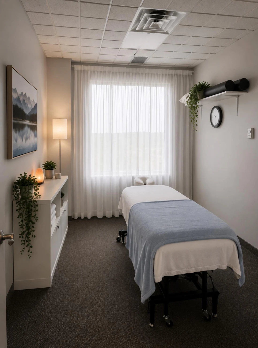 A treatment room at the new clinic