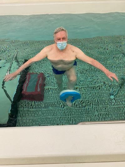 Aquatic rehabilitation in the LiquidGym pool