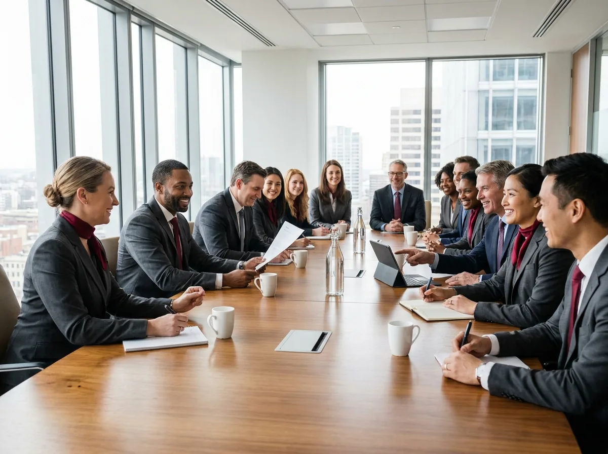 Business roundtable discussion