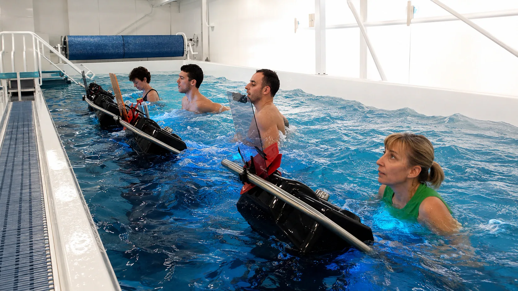 Aquatic therapy in progress at LiquidGym