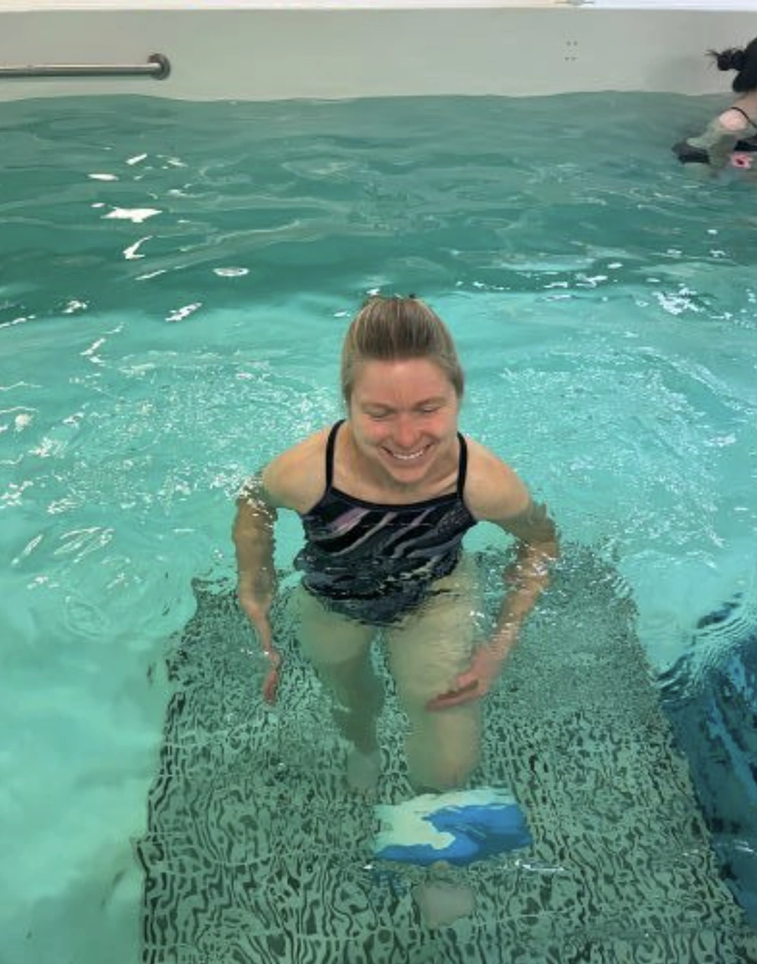 Buoyancy lifting the body in the water