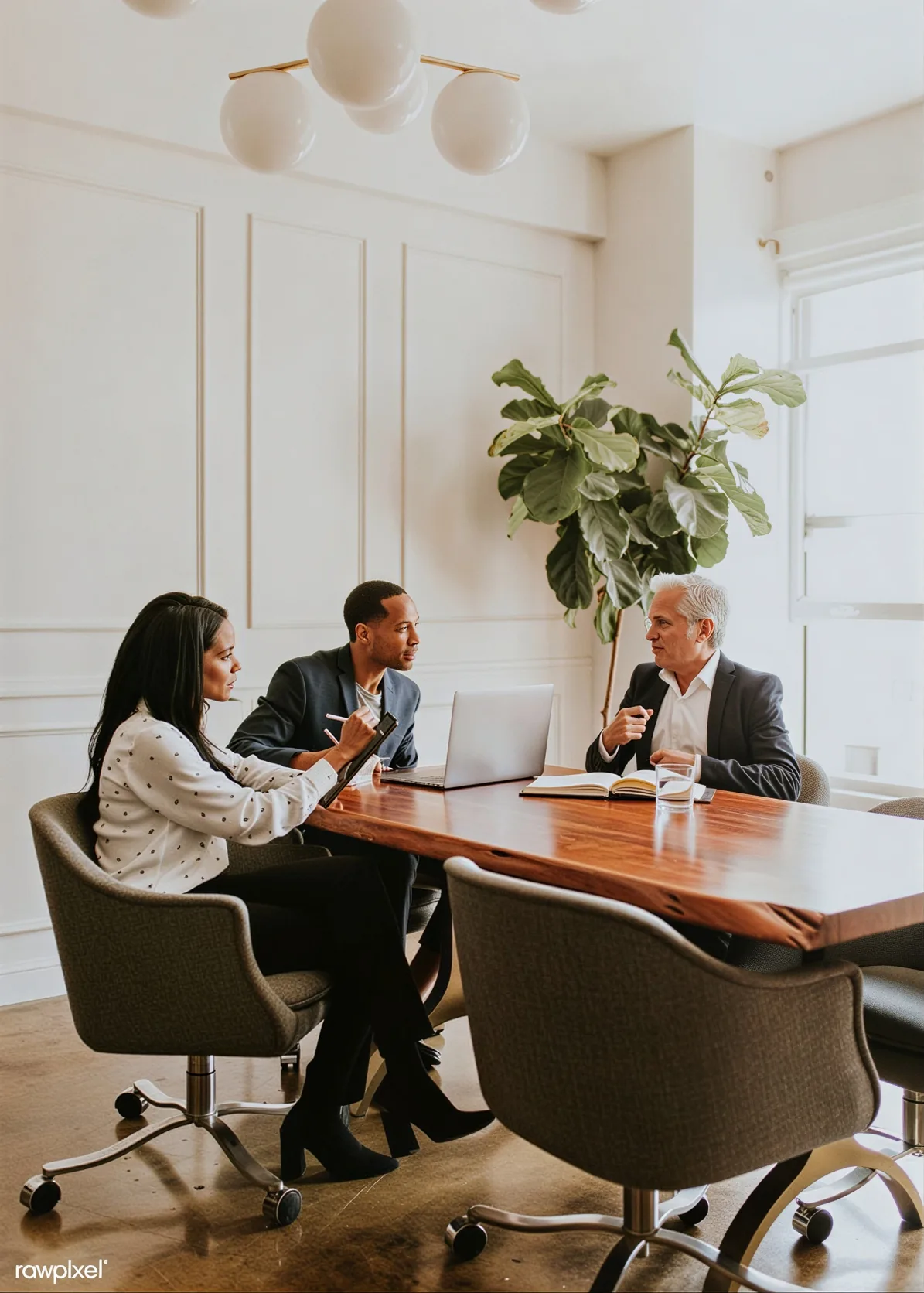 Strategic business partners in discussion