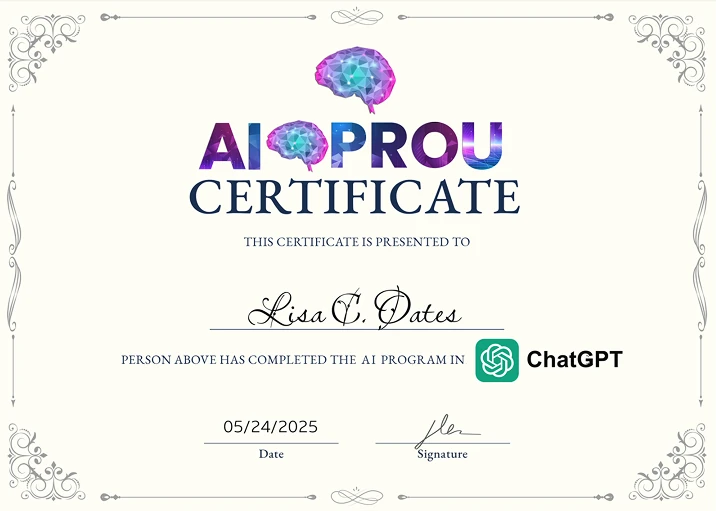 AI Pro U Certificate